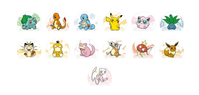 Pokémon - 151C Clip Holder Set s-Chinese Box - CN3.webp