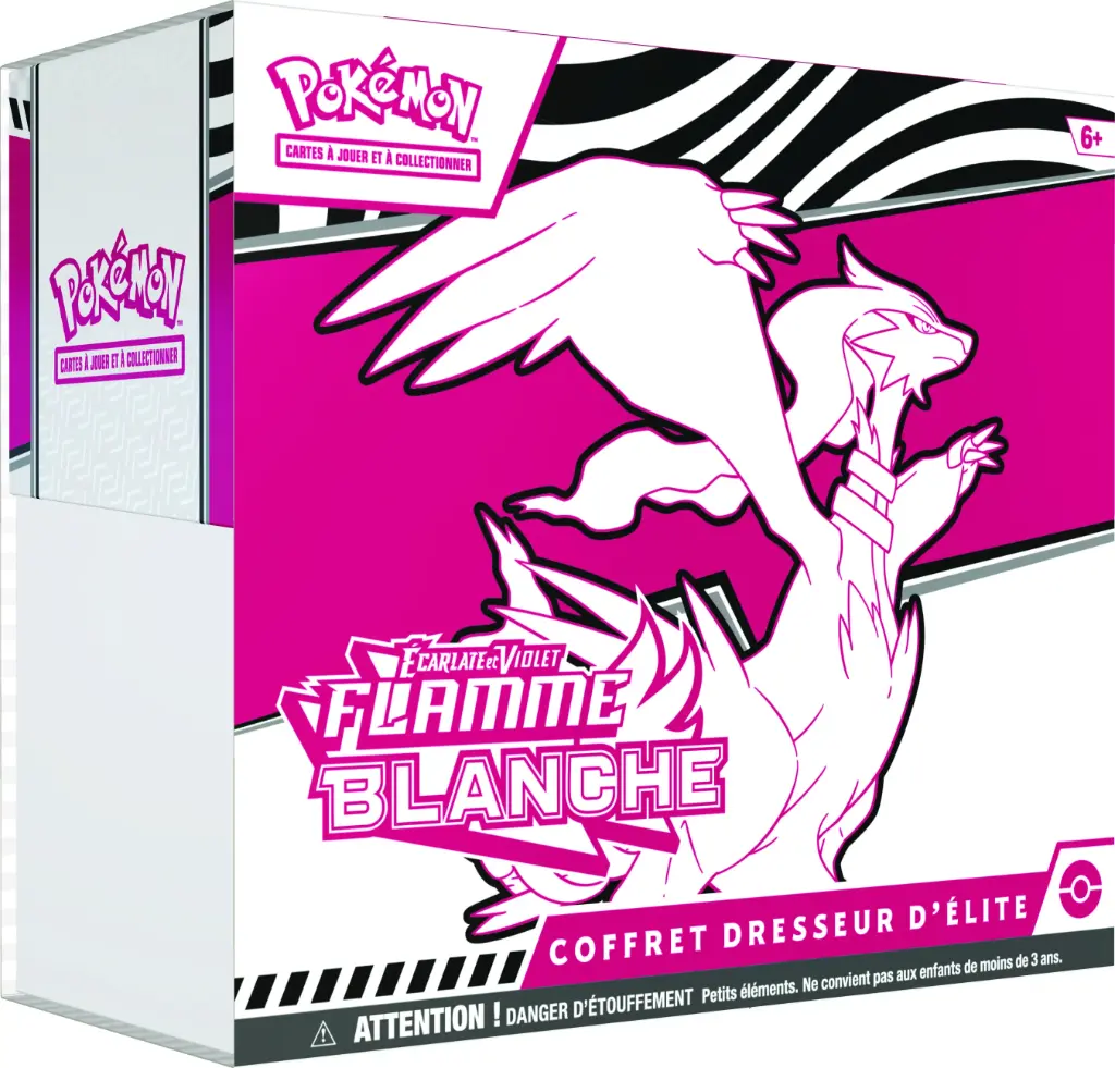 Pokémon JCC : Coffret Dresseur d'Élite Écarlate et Violet - EV 10.5 Flamme Blanche FR - Précommande 18/07/25