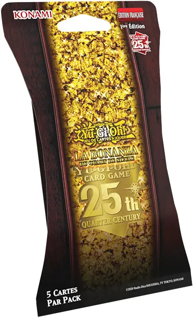 Yu-Gi-Oh! - Pack de booster "La Bonanza du Quart de Siècle" (Blister cartonné) FR