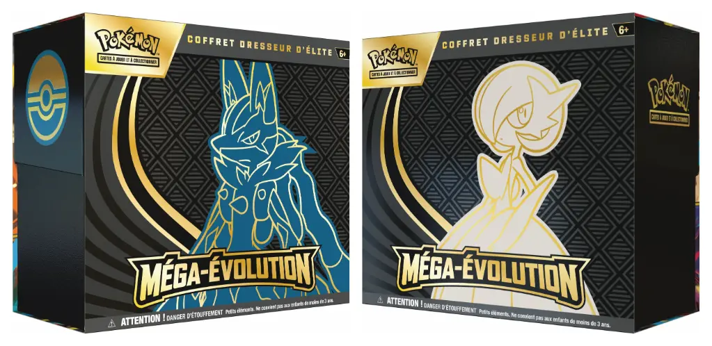 Pokémon - Méga-Évolution - Coffret Dresseur d'Élite ME01 Méga-Lucario ou Méga-Gardevoir - FR - Précommande 17/10/25