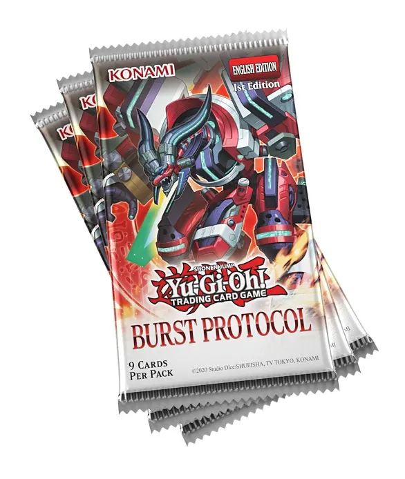 Yu-Gi-Oh! JCC - Pack de 3 Boosters Burst Protocol (Blister cartonné) - Produit exclusif GSA-GSS - FR - Précommande 05/02/26