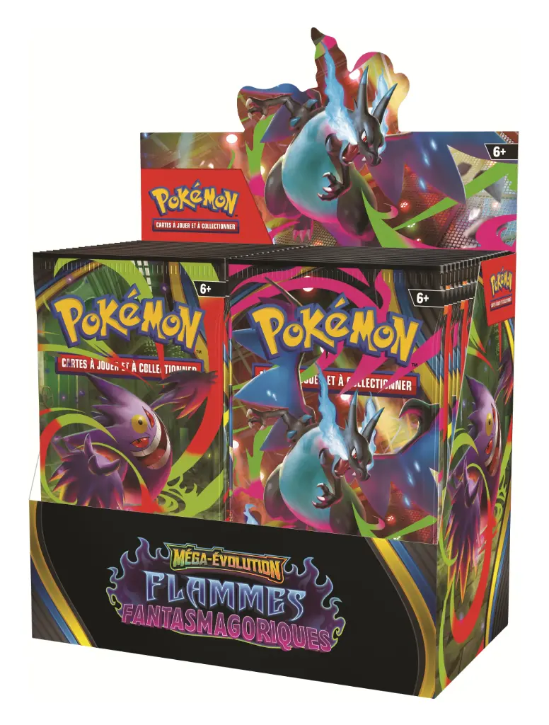 Pokémon JCC - Méga-Évolution - Pack de Booster ME02 Flammes Fantasmagoriques (Display x36) - FR - Précommande 27/02/26