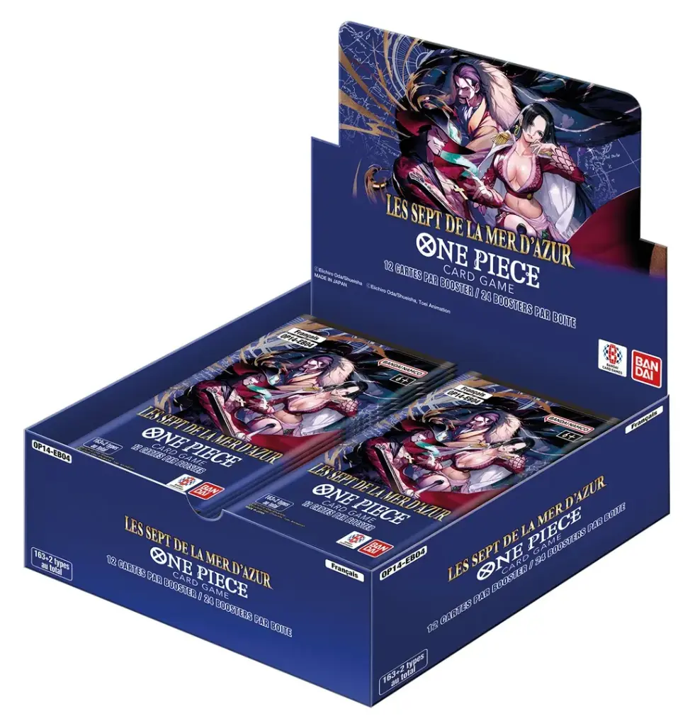 One Piece Card Game - Display de Pack de Booster OP-14 Les Sept de la Mer d'Azur (Display x24) - FR - Précommande 07/02