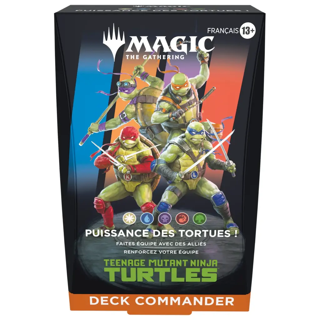 Magic The Gathering - Deck Commander Teenage Mutant Ninja Turtles  Puissance des Tortues ! - FR - 06/03/2026