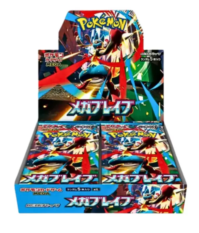 Pokémon - Boîte de 30 Boosters Mega Brave M1L - JAP