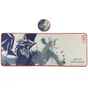 Yu-Gi-Oh! - Tapis de souris de jeu et Dessous de verre Dragon Blanc aux Yeux Bleus