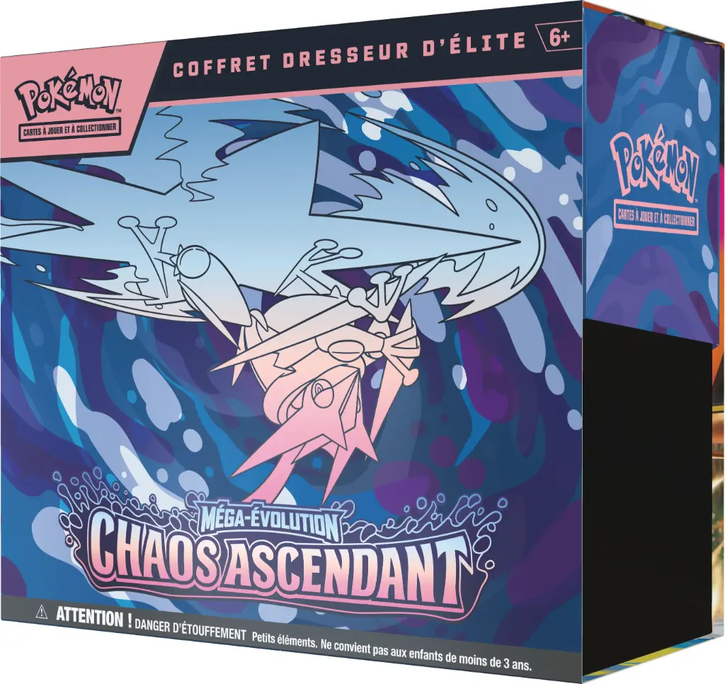Pokémon JCC : Coffret Dresseur d'Élite Méga-Évolution ME04 Chaos Ascendant - FR - Précommande 22/05/2026