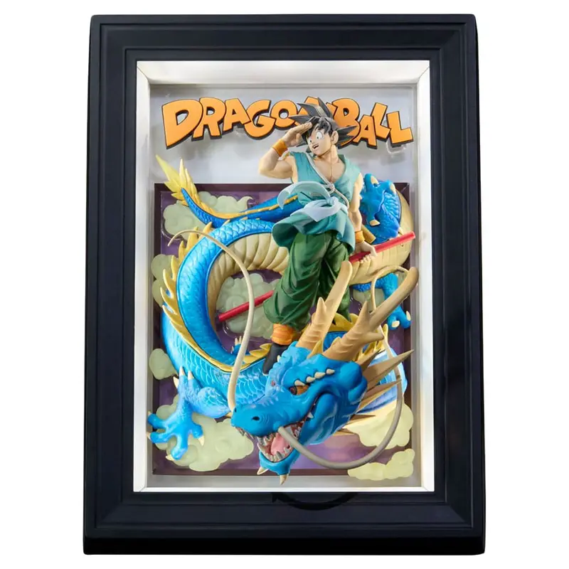 Dragon Ball Tamashii Art Son Goku Shenron Cadre 3D 27,5cm