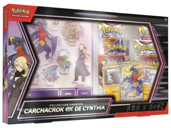 Pokémon JCC : Collection Premium Carchacrok-ex de Cynthia - Précommande 27/06/25