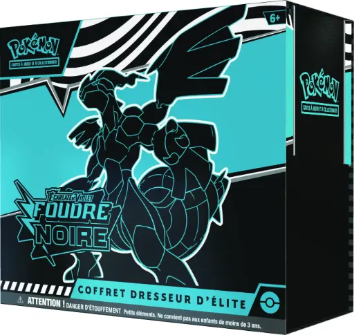Pokémon JCC : Coffret Dresseur d'Élite Écarlate et Violet - EV 10.5 Foudre Noire FR - Précommande 23/07/25