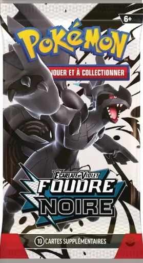 Pokémon JCC : Lot de 6 boosters Écarlate et Violet - EV 10.5 Foudre Noire FR