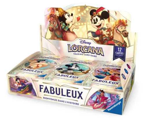 Disney Lorcana JCC - Chapitre 9 - Fabuleux - Display de Boosters (24 Boosters) FR - Précommande 05/09/25