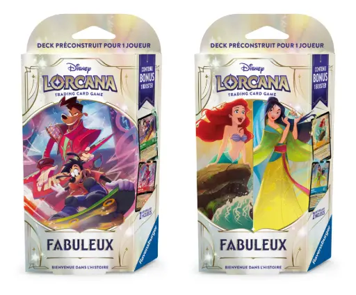 Disney Lorcana JCC - Fabuleux - Deck de démarrage - FR