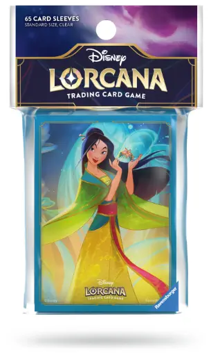 Disney Lorcana JCC - Pack de 65 Protèges-cartes Mulan - EFIGS - Précommande 05/09/25