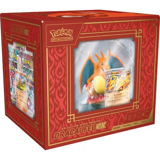 Pokemon Coffret - 10 Boosters Collection Super-Premium Dracaufeu-ex (Français)