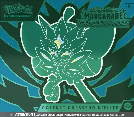 Pokemon Coffret - Dresseur d'Elite EV06 - Ecarlate et Violet - Mascarade Crepusculaire - Dresseur d'Elite (Français)