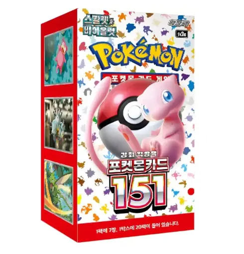 Pokémon - Boîte de 20 Boosters SV2A Pokémon 151 - KR