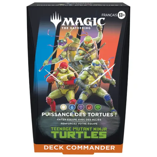Magic The Gathering - Deck Commander Teenage Mutant Ninja Turtles  Puissance des Tortues ! - FR - 06/03/2026